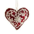 Embroidered Holiday Ornaments