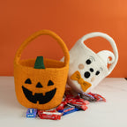 Felt Halloween Bucket Ghost