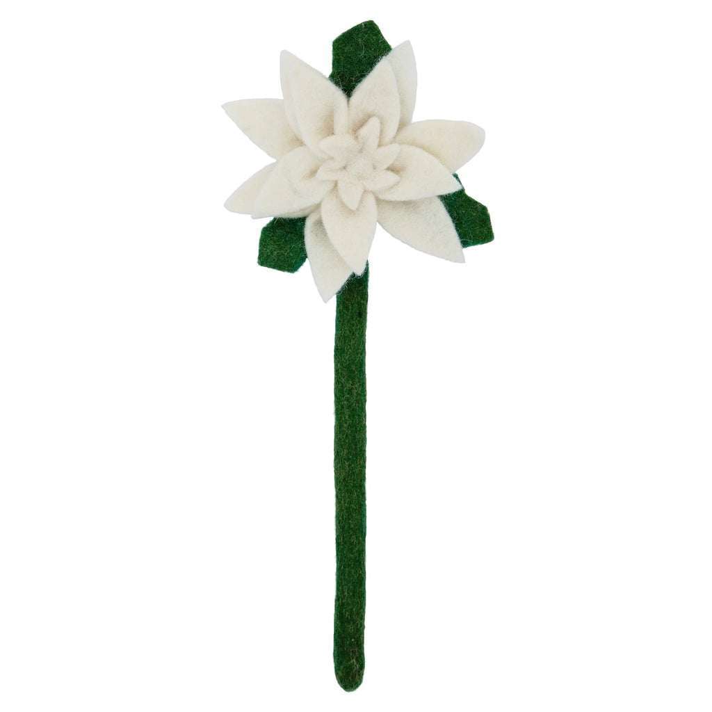 Felt Poinsettia Wand