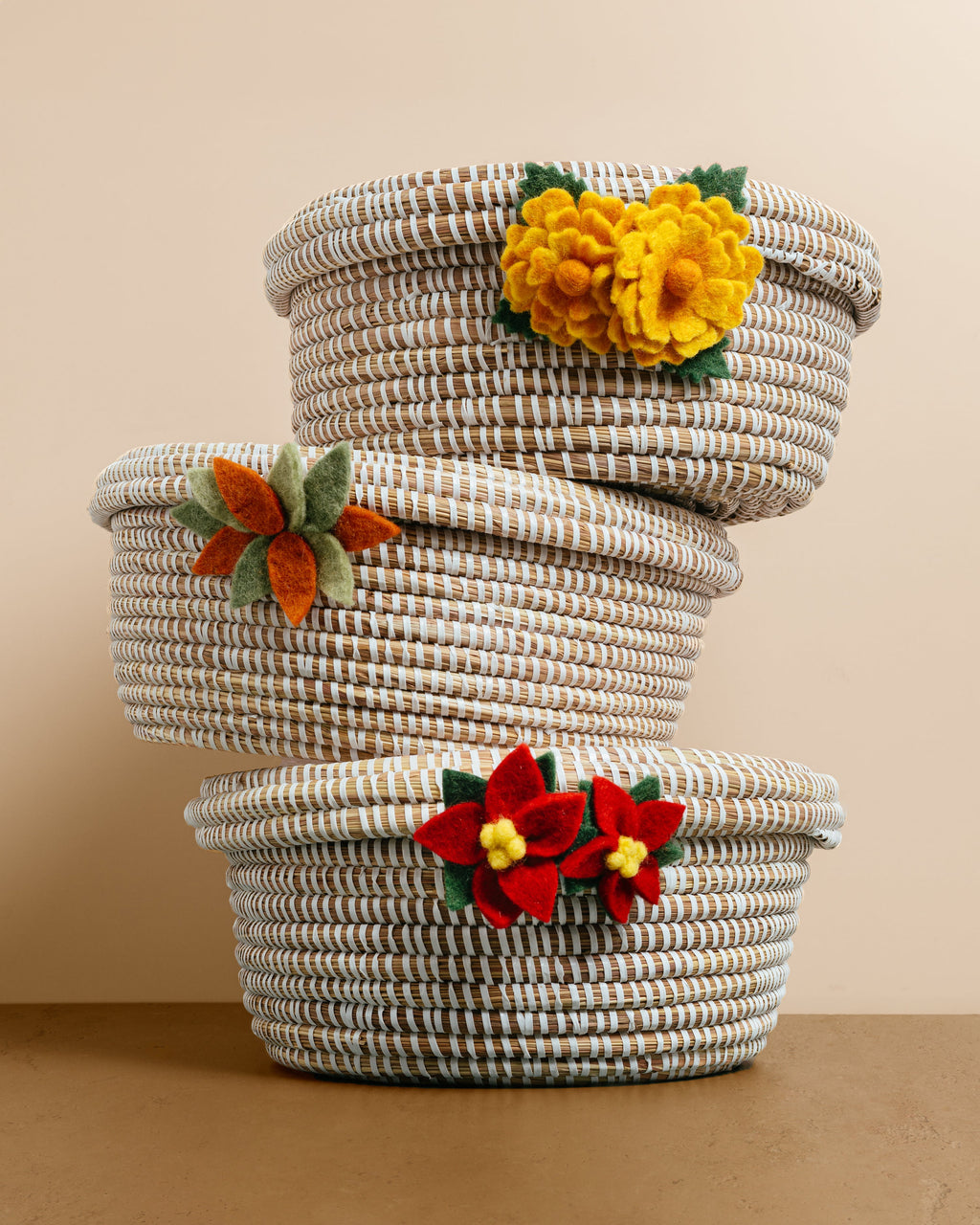 Felt Foliage Gift Wrap