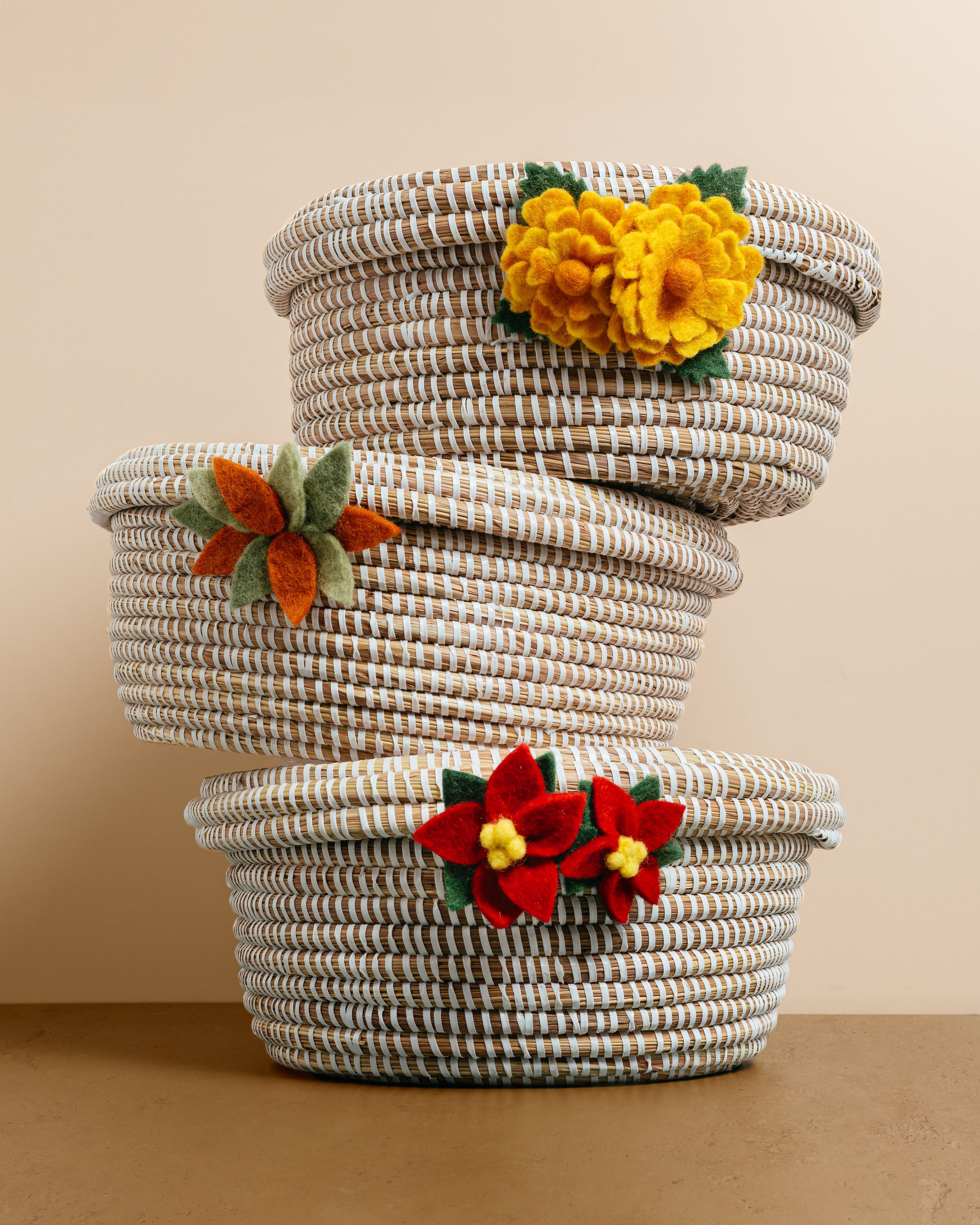 Felt Foliage Gift Wrap