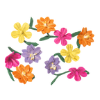 Felt Floral Garland