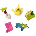 Felt Garden Ornaments