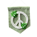 Peace Banner Flag Green