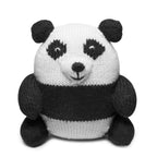Knit Alpaca Stuffed Panda